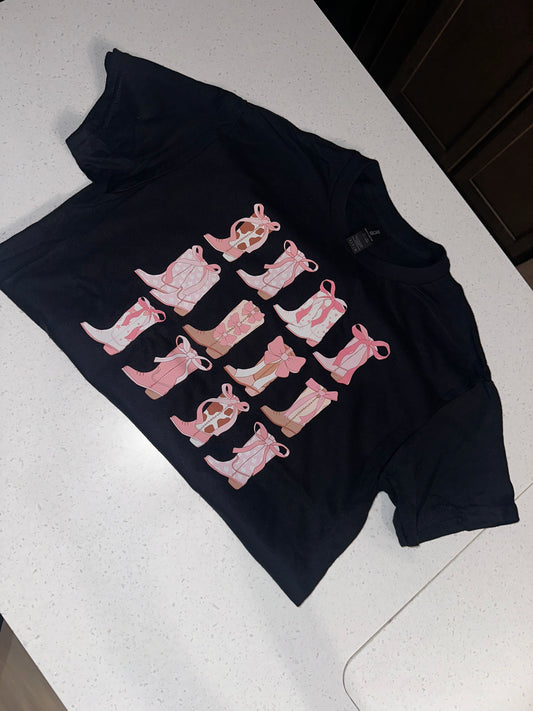 Pink Cowgirl Graphic Tee